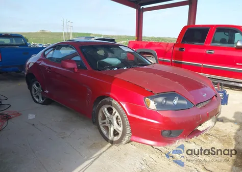 2005 Hyundai Tiburon Gs from USA, damaged, VIN KMHHM65DX5U168472